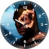 batman mask burning 06 wall clock