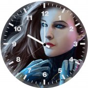 batgirl suit up ef wall clock