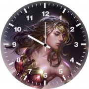 art wonder womanft wall clock