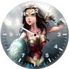 wonder woman cartoon artwork zs wall clock