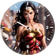 majestic wonder woman qn wall clock