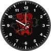 hellboy superhero minimal at wall clock