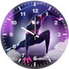 spider man miles morales art qf wall clock
