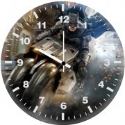 batcycle in the flash movie 30 wall clock