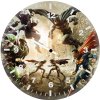 dc universe game art wg wall clock