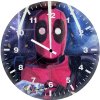deadpool and wolverine funny artwork k5 wall clock
