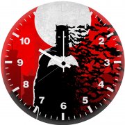 batman dark gotham 2q wall clock