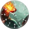 hellboy gun 1v wall clock