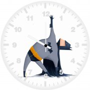 batman exercise j7 wall clock