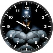 batman digital art 1q wall clock
