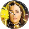 wonder woman 1984 yellow suit 5x wall clock