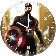 avengers age of ultron captain america artwork 6c wall clock