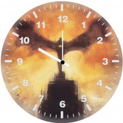 bat evenings ls wall clock
