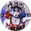 harley quinn sketch arts iu wall clock