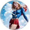supergirl strength and honor nr wall clock