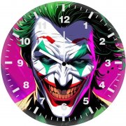 joker mad man 06 wall clock