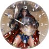wonder woman spinning ob wall clock