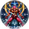 iron titanium spider man oy wall clock