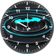 batman logo 3d tg wall clock