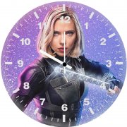 avengers infinity war black widow b3 wall clock