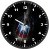 black panther mark on captain america s shield 3k wall clock