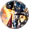 batman vs penguins xe wall clock