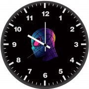 spiderman minimalism kn wall clock