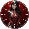red hot chaos lady deadpool ym wall clock