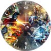 dc vs marvel heroes 13 wall clock