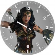 wonder woman paint art hs wall clock