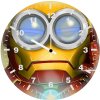 minion as iron man dg wall clock