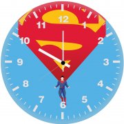 man of steel ru wall clock