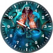 doctor doom in action xk wall clock