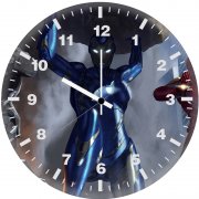 iron man team j8 wall clock