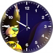 ace the bat hound xo wall clock