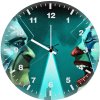 joker two face art hp wall clock