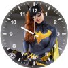 batgirl on bike cosplay ru wall clock