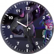 batman and robin running 7q wall clock