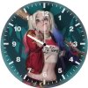 harley quinn artworks ue wall clock