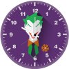 joker minimal artwork e8 wall clock