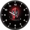 deadpool minimal art yn wall clock