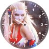 harley quinn comic fanart f6 wall clock