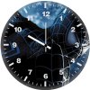 black spider man i1 wall clock