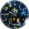 spider mans anti ock suit design zm wall clock