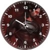 superman black suit 2a wall clock