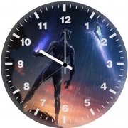 black panther shuri 7c wall clock