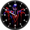 miles morales illustration 9h wall clock