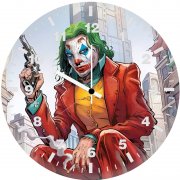 joker bang gun tm wall clock