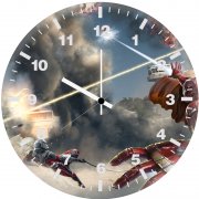 captain america civil war art x9 wall clock