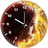 black widow poster rt wall clock